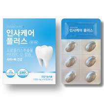 인사케어 플러스 60정(2개월분) 뼈+치아 영양제, 60정, 4박스