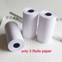 휴대용 프린터 마킹 머신 58mm 미니 무선 열 영수증 티켓 휴대 전화 빌 샵 스토어, 나는 플러그, 롤 용지 3개만