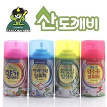 산도깨비 자동분사기 리필 향캔 26종 택1 /리필향캔 교체형/방향캔/방향제, 산도깨비 리필 향캔, 포도[1개]
