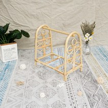 북유럽 아기 라탄 의자 유아 우드 나무 암체어 아이방 꾸미기 원목 체어 성인 캠핑 사진 촬영, M