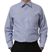 메노모소 남성용 빅사이즈 130(4XL)까지 일자핏 긴팔셔츠