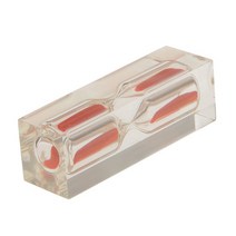 3D 모래 시계 인테리어 소품 선물용 샌드아트 아크릴 투명 3 분 계란 타이머 홈 데코 선물, [03] Orange