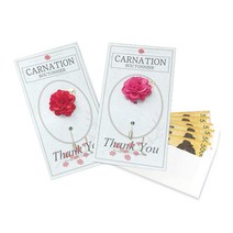 러블리팜 NEW부토니에+용돈봉투SET, 레드