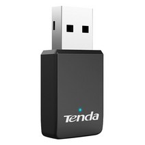 유심 라우터 이동식 와이파이 인터넷 에그 데이터 차량용 Tenda u9 650mbps usb 무선 어댑터 2.4ghz5ghz wifi 수신기 동글 데스크탑 노트북용 미니 듀얼, 검은색