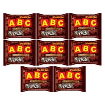 롯데제과 ABC초콜릿 밀크 187gX8초콜릿초코렛, 187g, 8개, ABC초콜릿 밀크 187gX8/초콜릿/