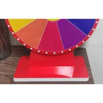원판룰렛 야유회 복불복돌림판 수련회 랜덤뽑기판, 빨간색 50cm 돌림판세트