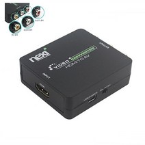 무료배송_ HDMI(입력) 3RCA 컴포지트 컨버터 TV 음성 비디오 오디오 3RCA PC 컴포넌트 컨버터 모니터 네트워크 영상 캠코더 노트북 DVD플레이어 RCA 컴퓨터 RCA3