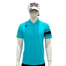 골프 악세사리 남성용 골프 반팔 여름 7520, 02 Sky blue_02 4