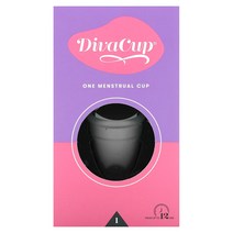 Diva Cup 모델 1 생리컵 1개, One Color, One Size
