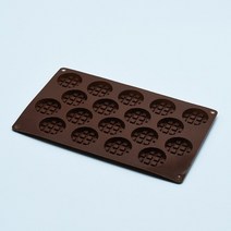 와플팬 아기 보조 식품 도구 홈 18 심지어 미니 와플 초콜릿 몰드 크리에이티브 Diy 젤리 케이크, 01 Coffee color