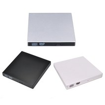 외장CD롬 광학 드라이브 케이스 2019 usb 외부 cd rw 버너 dvdcd 리더 플레이어 노트북 컴퓨터용, 하얀