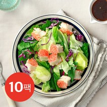 1am 토핑업 알뜰 샐러드 꽃맛살 190g x 10팩 / 야채샐러드, 단품