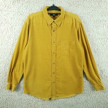 빈티지프렌/ [남L]유니클로 겨자색 코듀로이 셔츠