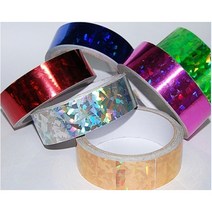 홀로그램테이프.1개 3cm x 10M 반짝이테이프 데코, 1개, 파랑3cm.1개