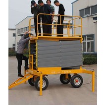 사다리차 유압 1톤트럭리프트 화물 승강기 리프트, 상세 페이지 참고, 300kg 4m 380V/220V 택1