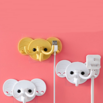 다용도 현관 마스크걸이 보관 캐릭터 접착식 회전 후크 현관문 주방 욕실 열쇠 차키걸이, 화이트 (고급형+350)