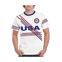 축구복 팀 USA 미국 남성 셔츠 저지 스포츠 농구 축구 서포터 팬 선물