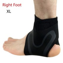 발목 보호 붕대 스포츠 안전 앵크 지지대 탄성 조절 가능한 압박 랩, [08] Right Foot-XL