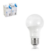 씨티이엘지 LED 안정기 내장형 램프 주광색 전구 조명 엘이디 벌브, ( 10W )