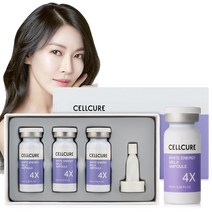 셀트리온 셀큐어 화이트 에너지 멜라앰플 4X 대용량 10ml 3개입 세트+단품10ml 1개, 셀큐어 에너지 앰플