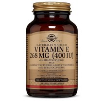 솔가 Solgar 비타민E 토코페를 토코트리에놀 268mg 100소프트젤, 1세트, 이미지참조