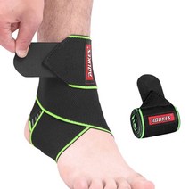 족저근막염보조기 aolikes 1pcs 발목 발 보호대 지원 보호 탄성 중괄호 가드 스포츠 체육관 양말 랩 달리기 부상 염좌 보호 패드, 초록
