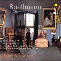 [CD] Trio Parnassus 레옹 보엘만: 실내악 작품집 (Leon Boellmann: Chamber Music) : 피아노 삼중주 피아노 사중주 ...