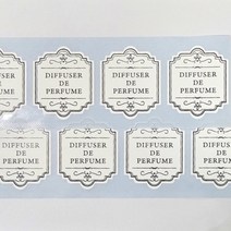 [캔들이케아] 전통문양 디퓨저 스티커 1장 4매입