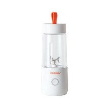 음식물처리기웰싱 캐리어음식물처리기 Uareliffe-Vitamer Juicer 전기 미니 블렌더 USB 충전 주방 350ml, 01 White