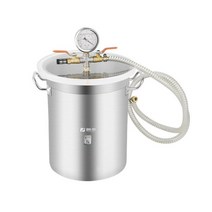 진공챔버 항온항습챔버 건조기 항온챔버 산업용 진공건조기 배양기 용기누수실험 항온 레진 투명 탱크 진공게이지, 12L 소포통