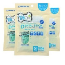 포켄스 강아지 덴탈스틱 후레시 칼슘 90g, 작은별, 3개