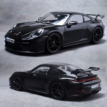 1300K 마이스토 1 18 포르쉐 911 GT3 블랙 모형자동차 다이캐스트