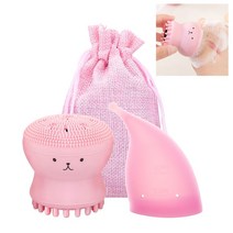 생리컵 생리컵추천 위생생리컵 menstrual cup 실리콘 여성 위생 copa menstrual clean collector cup period cup for women 클린, 3컵 블러셔 핑크, L 사이즈