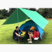 그늘막 자외선차단 행사장 간편설치 렉타 타프 스크린 전원주택 텐트 옥상 관공서, 1개, 오렌지