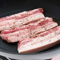 [제주사랑축산]제주 흑돼지 삼겹살 500g, 제주흑돼지 삼겹살 500g  1.5cm(구이/가정용)