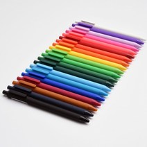 카코 KACO 퓨어 소프트 젤펜 (20가지 컬러펜), 바질그린(컬러심)