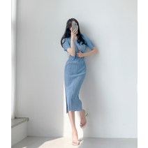 러블리아미에 / 구김없는 링클 플리츠 주름 롱 원피스 6컬러c