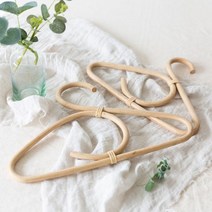 [천삼백케이] [이소품] 라탄 옷걸이 (소) 3P, 단품