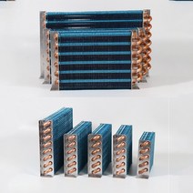 열교환기 판형열교환기 물리적 냉각용 구리관 콘덴서 코일 핀 열교환, 2x15x480 콘덴서