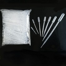 100Pcs 실험실 피펫 플라스틱 일회용 졸업 파스퇴르 드로퍼 폴리에틸렌 메이크업 도구 0.2/0.5/1/2/3/5/10ML, 3 미리리터