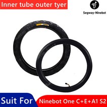 Ninebot One C E A1 S2 스마트 전기 스쿠터 셀프 밸런스 monowheel hoverboard 용 기존 내부 튜브 외부 타이어, [02] 14 inch inner tube