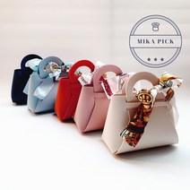 미카픽 가방답례품 구디백 선물포장 diy 가방만들기, 스카이블루10개
