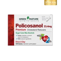 그린파스처 뉴질랜드 폴리코사놀 33.4mg (180정) 하루한알 고함량 콜레스테롤 혈관관리 영양제, 2개묶음
