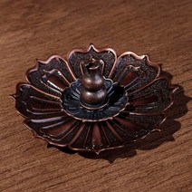향로 버너 홀더 연꽃 버너 영적 불교, Copper, 1개