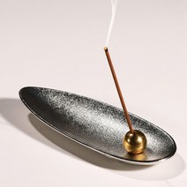 sales class인센스 홀더 향 피우기 스틱 페이퍼 꽂이 받침 메탈(도매 문의 환영), 1-인센스메탈-실버