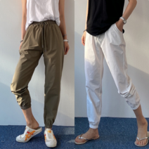 [에이스토리] 여성 고퀄리티 바스락 조거바지 밴딩 스판 바지 캐주얼 조거팬츠