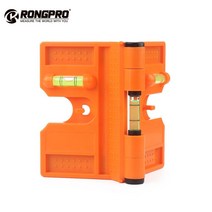 측정기 deg 접이식 액티브 눈금자 각도 레벨 자기 경사계 가능한 파이프 Rongpro 270 조절, 01=yellow