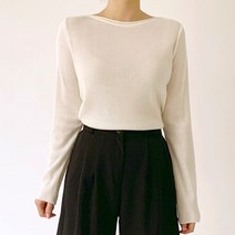 퍼니걸스 9058 입술넥 긴팔 니트 여성의류