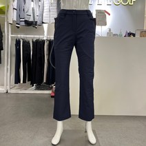 엘르골프 [2001안양점] 허리뒷밴딩 논퀄팅 세미부츠컷 방풍 패딩팬츠