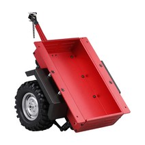 금속 리프 스프링 트레일러 자동차 카고 캐리어 1/10 스케일 RC 크롤러 TRX4 TRX6 용, 01 빨간
